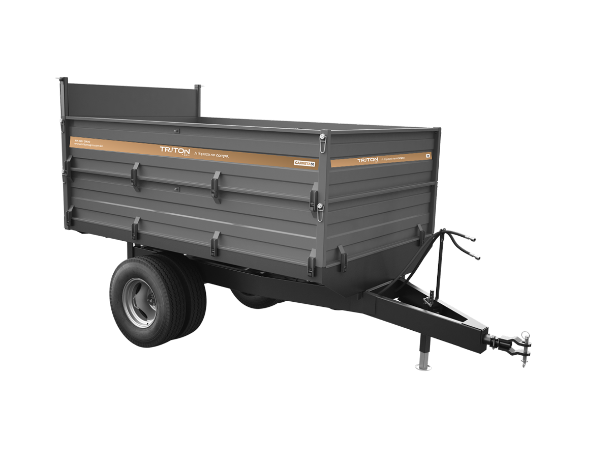 Carreta Triton Metálica 4 Toneladas Cafeeira